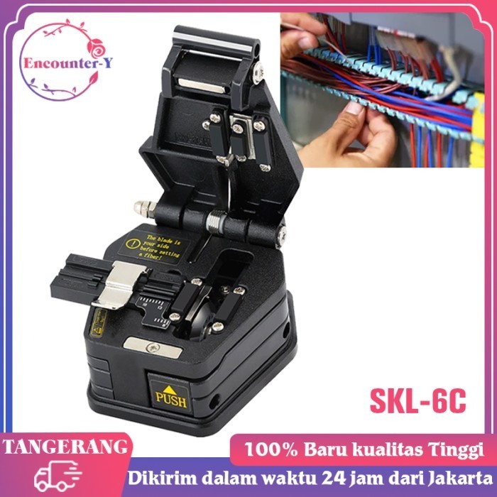 Skl-6C Cleaver Fiber Optik/Fiber Optic Cleaver/Fiber Cleaver