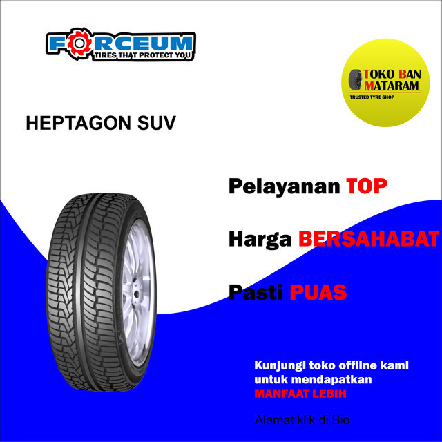 ban mobil FORCEUM 235/55 R18 23555 R18 23555R18 235/55R18 235/55/18 r18 r 18 heptagon suv