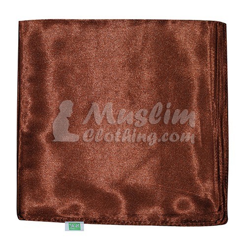 Akel Jilbab Satin Silk Turki Segi Empat Polos Hijab