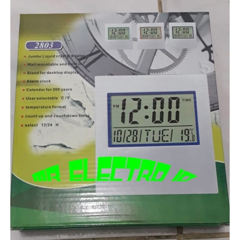 

Jam Dinding Dital - 2803 - Fitur Legkap - Murmer