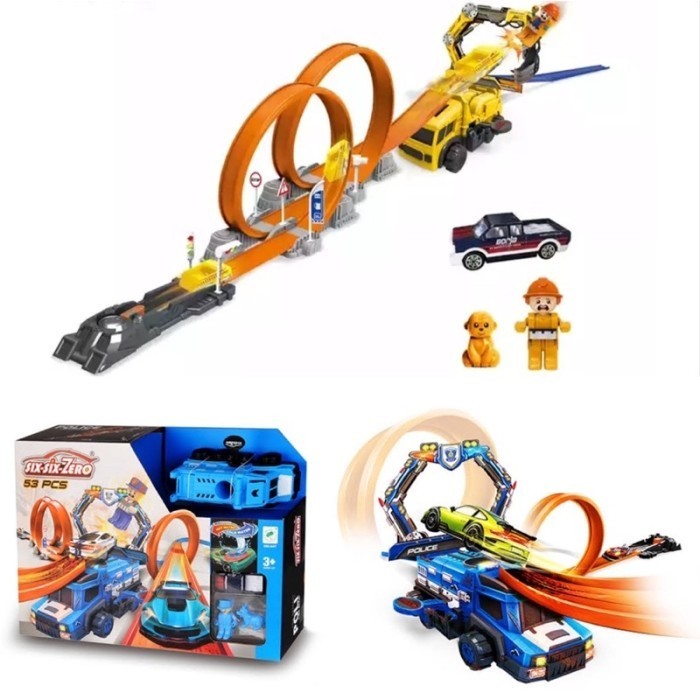 

Mainan Track 2An Changing Color Car H0T Wheel Alike Six Siz