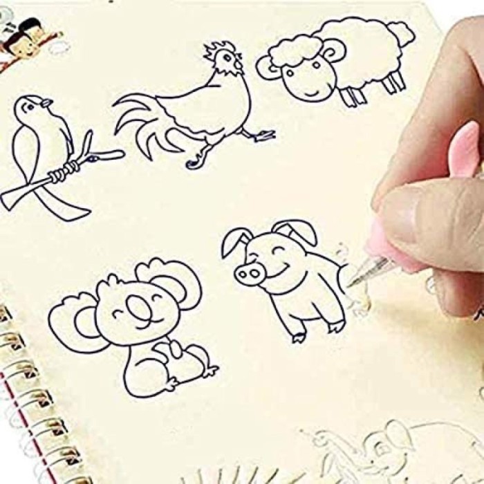 

Sank Magic Book Set Buku Belajar Menulis Buku Tinta Ajaib