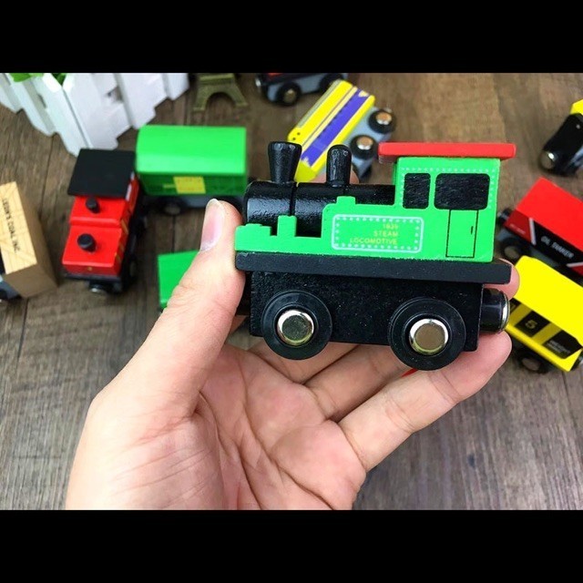 

Wooden Train Set - Pretend - Mainan Kereta
