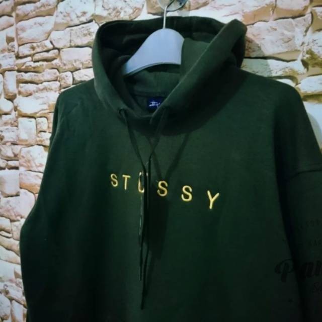

Jaket Hoodie Stussy Lengan Panjang Unisex