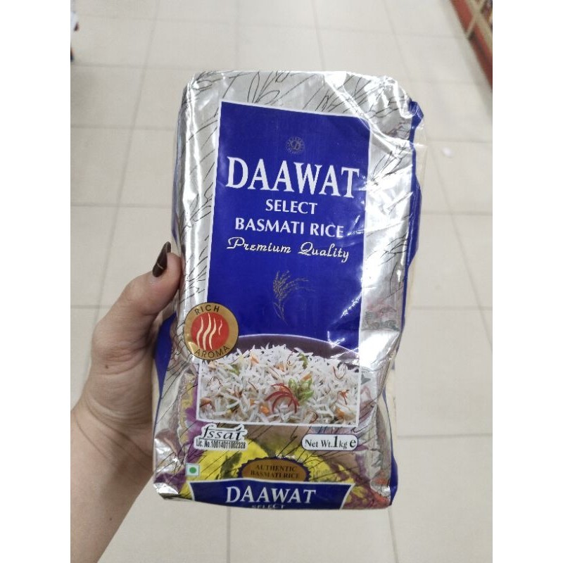 

DAAWAT Select 1kg Beras Basmati Rice Premium Quality