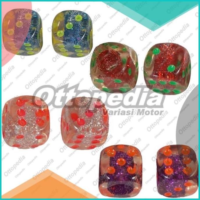 Tutup Pentil Ban Motor Model Dadu Kristal Universal Nmax PCX Lexi 19F3