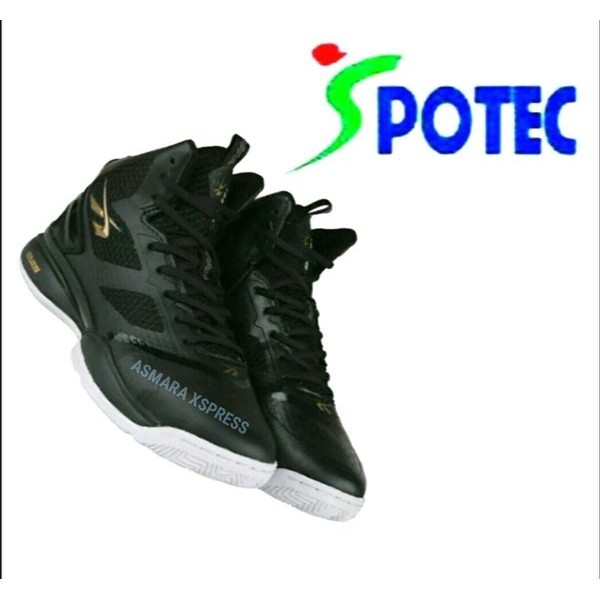 Spotec Original Exodus Sepatu Basket - Hitam - Putih