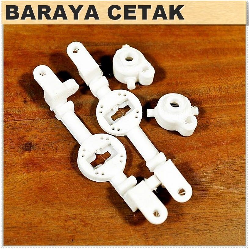 case gardan belakang RC wpl D12 D42 d Camber Rear axle Cetak
