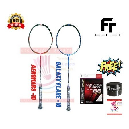RAKET BADMINTON FELET AEROMARS 10 GALAXY FLARE 10 ORIGINAL
