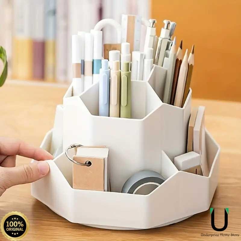 

GIANTIO Tempat Alat Tulis Desk Organizer Pen Holder Rotateable - GT360