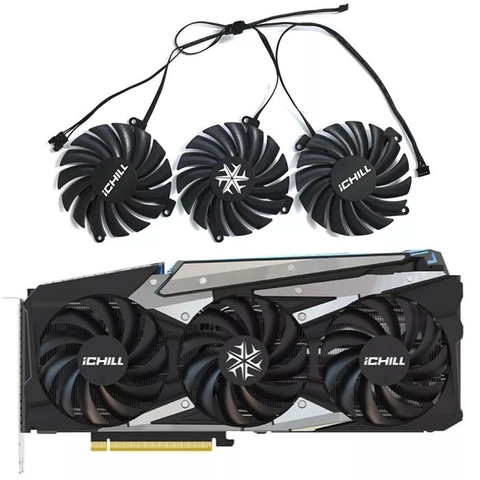 Fan Kipas Inno3D Rtx 3070 30 3090 Ichill X4 85Mm 4Pin