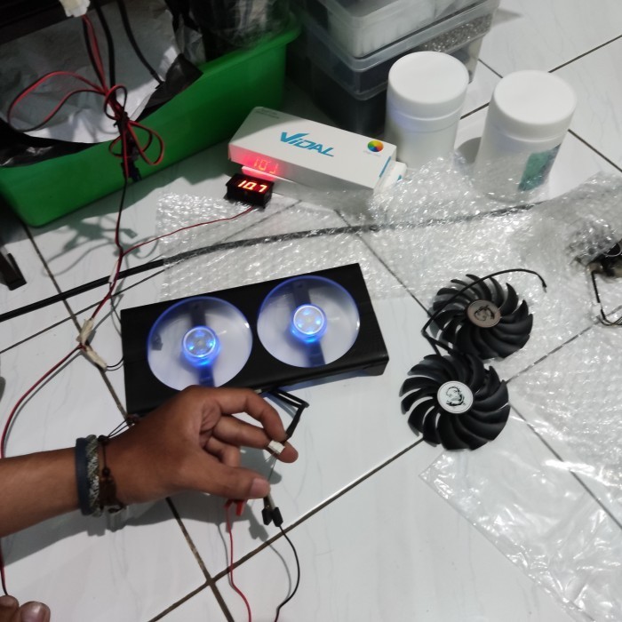 Fan Kipas Casing Rx 580 570 480 470 Sapphire Pulse Orinal Langka