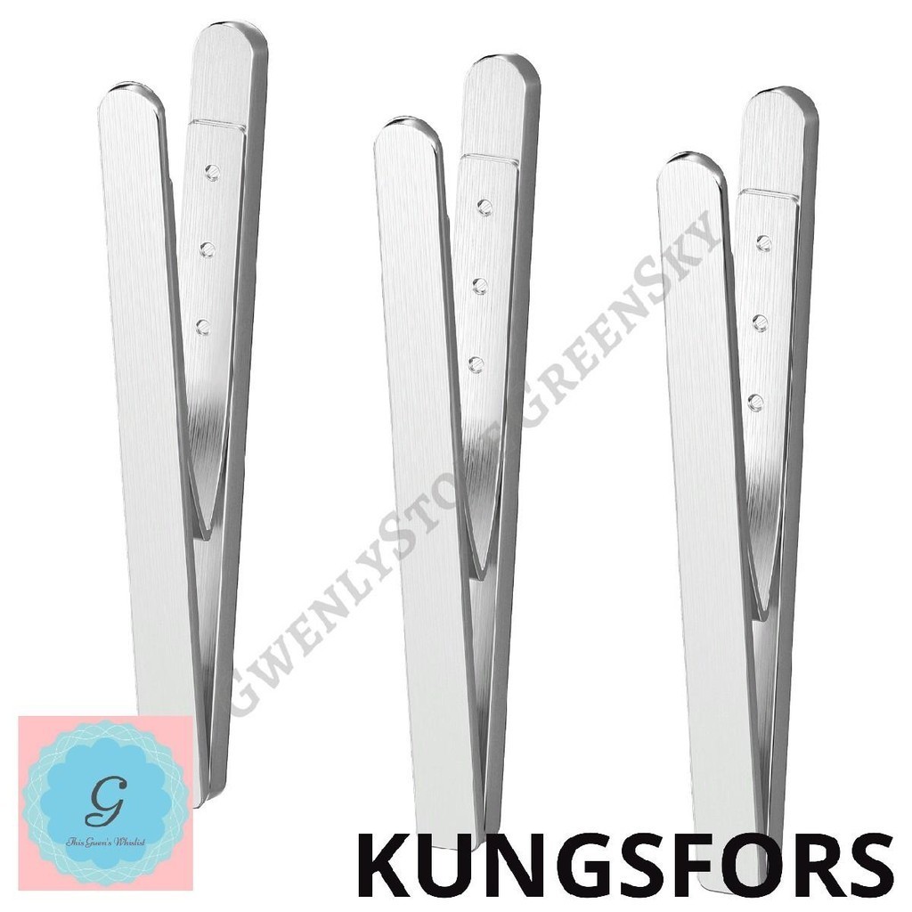

3 jepit klip stainless steel bermagnet serbaguna memo note holder baja tahan karat