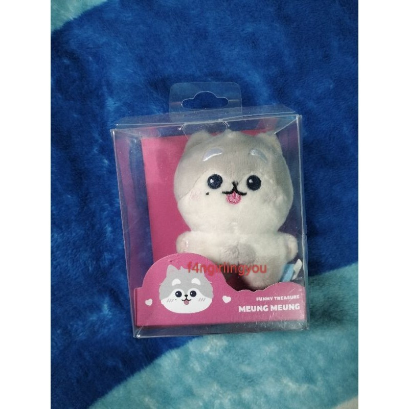 [PRELOVED] funny treasure plush keyring meung meung doll only JIHOON