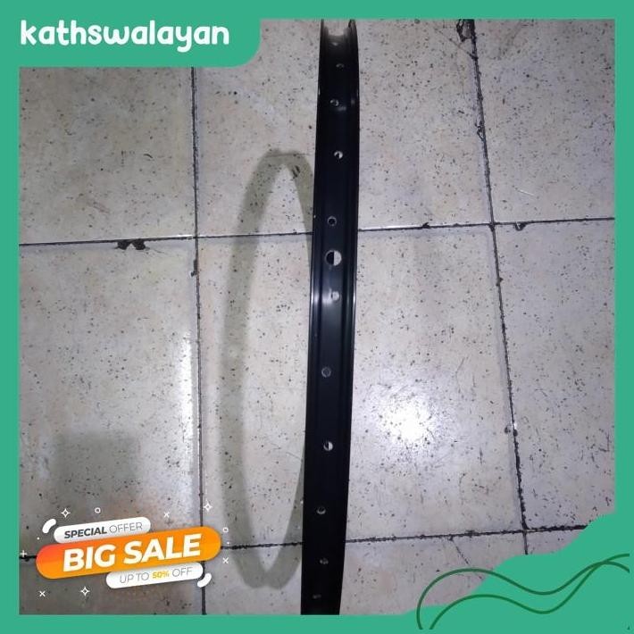 VELG RIMS 24 INCH MURNI GENIO ALLOY HITAM 36H 36HOLE SEPEDA MTB MINI PRODUK TERBAIK