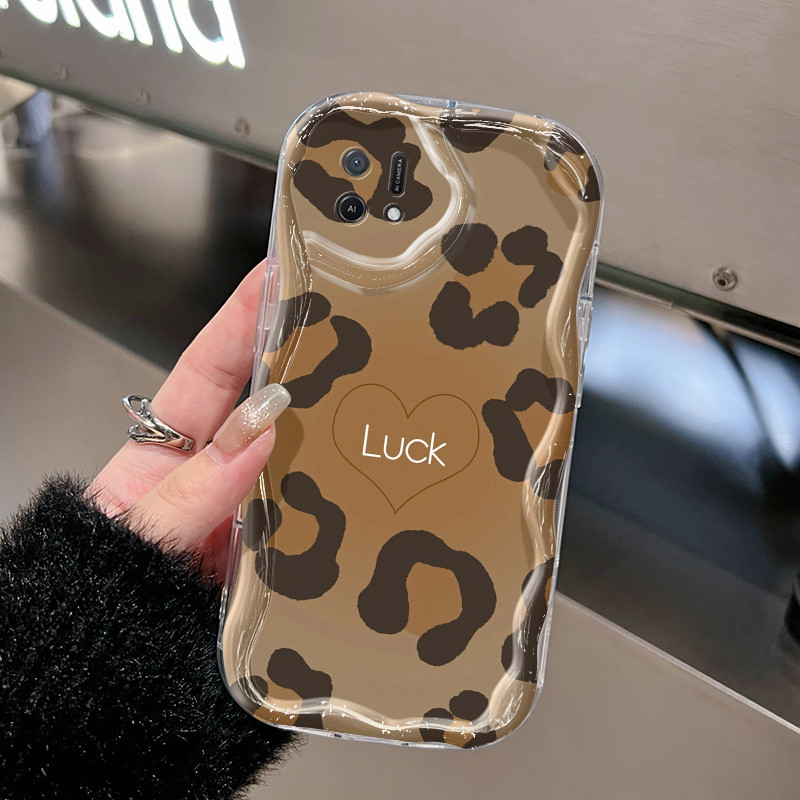 Casing Hp OPPO A16K OPPO A16E Case HP pelindung casing silikon lembut baru Kesing ponsel pola macan 