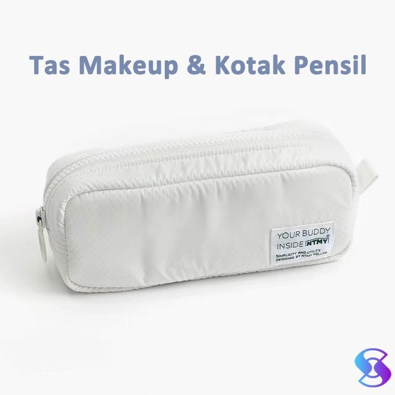 

Do86 Tempat Pensil Putih/ kotak pensil/ kosmetik tempat /Tas Makeup-Suning Mall Murah