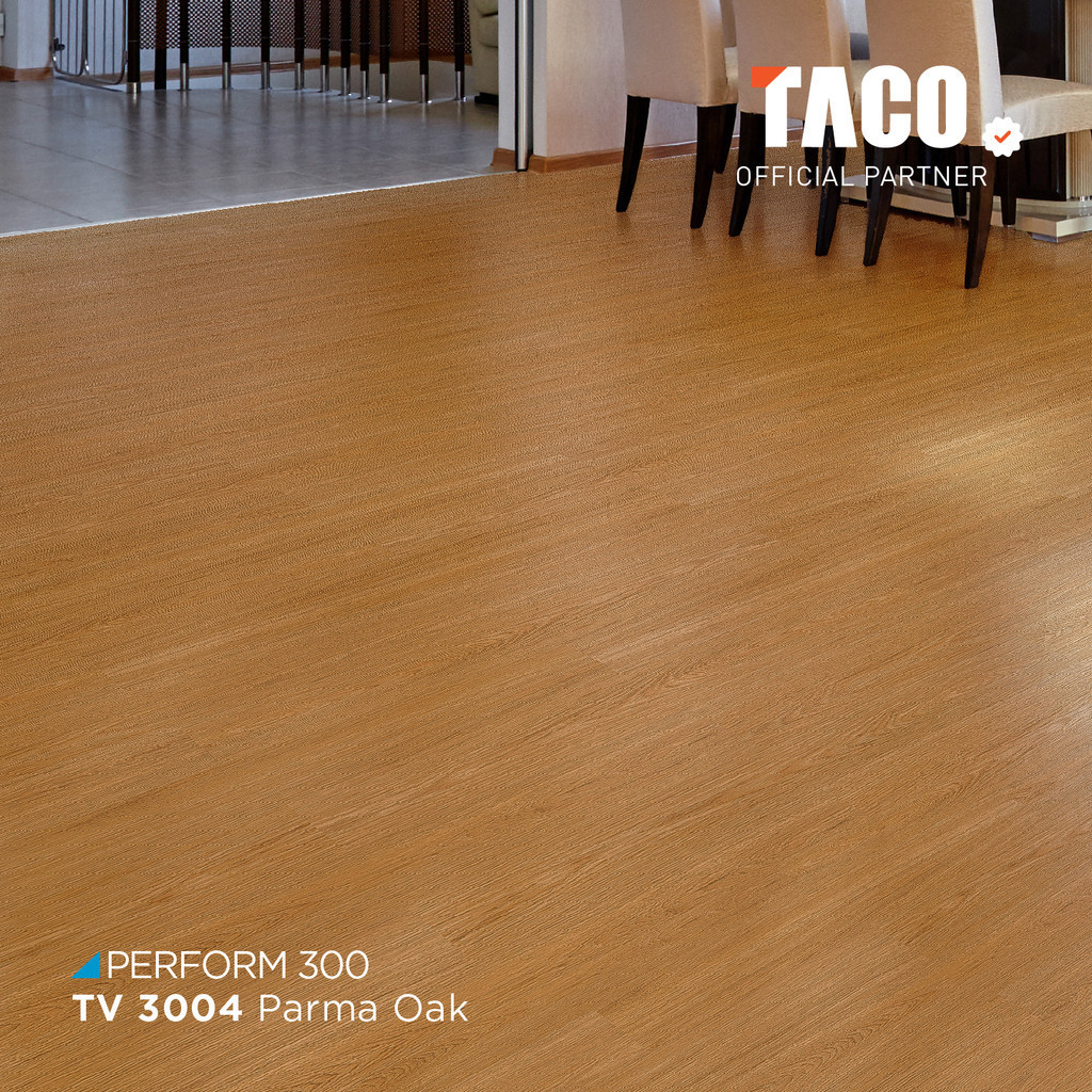 TACO Lantai Vinyl 3mm- TV 3004 Parma Oak