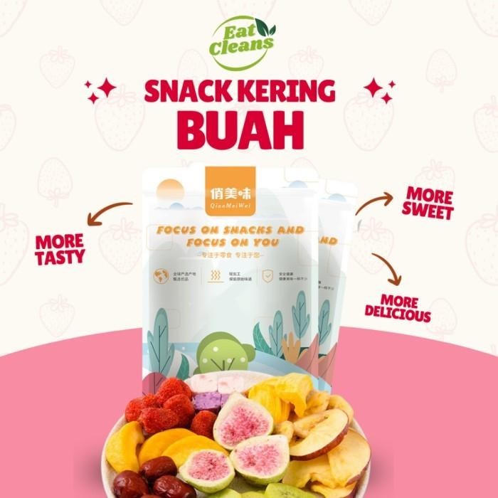 

Snack Buah Kering Camilan Diet Sehat Dried Vegetable Mix Fruit Crispy Best Seller