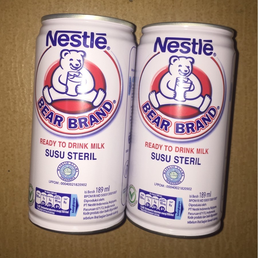 

Nestle Bear Brand Susu Steril 189ml