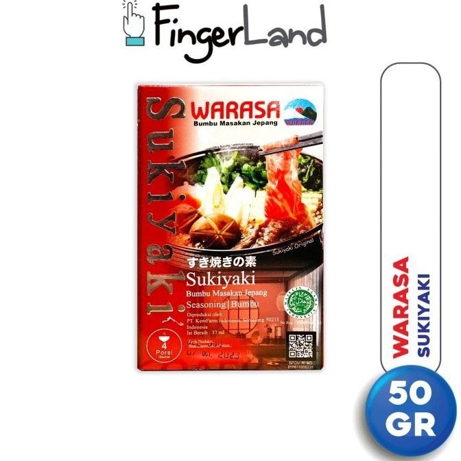 

WARASA Sukiyaki 50 gram Bumbu Sukiyaki Instan