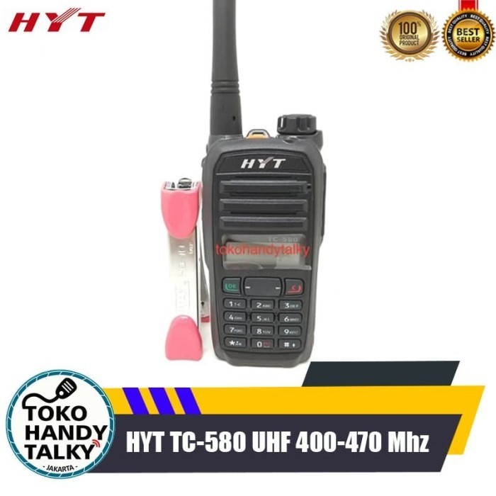 HYT TC-580 UHF 400-470 HT HYT TC 580 SINGLE BAND UHF 400-470 MHZ ORI