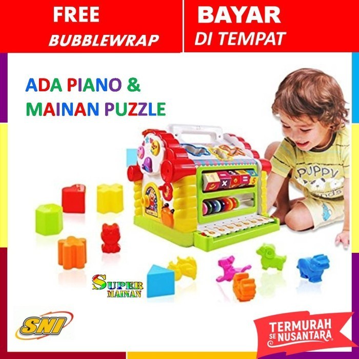 Mainan Edukasi Anak 1 2 3 4 Tahun Piano Musik Laki Laki Perempuan