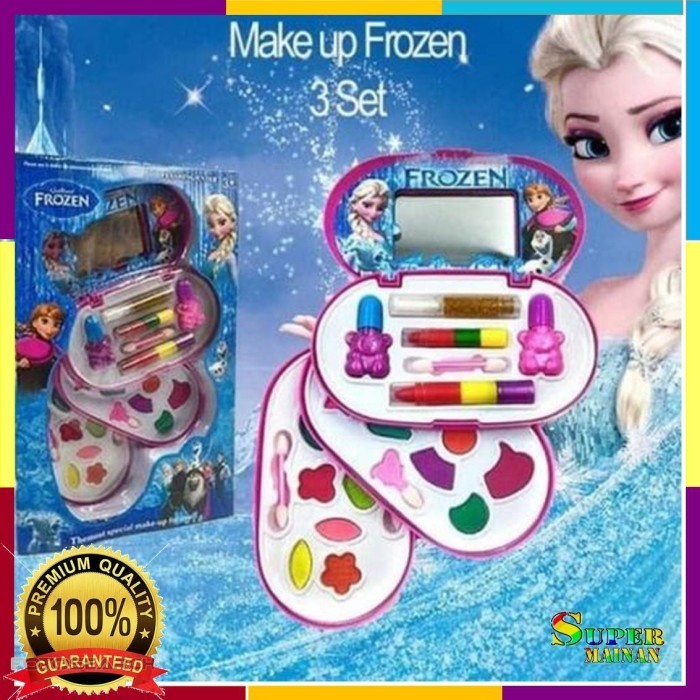 Mainan Make Up Makeup Salon Salonan Frozen Mainan Anak Perempuan Salon
