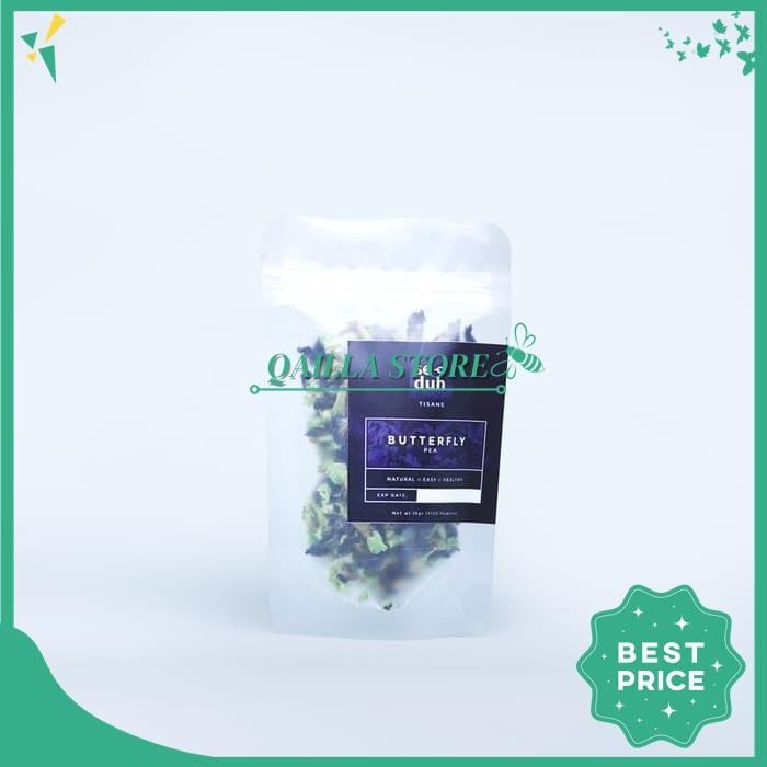 

SEDUH - BUNGA TELANG KERING TEH BUTTERFLY PEA BLUPEA TISANE 10 GRAM BEST PRODUK