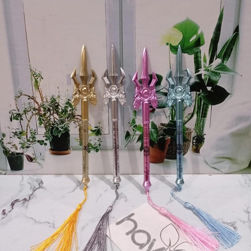 

(12PC) PEN GEL motif COWO PENA PULPEN Trend