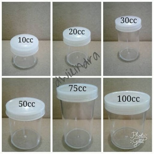 POT URIN 10CC 50CC 100CC/POT SALEP