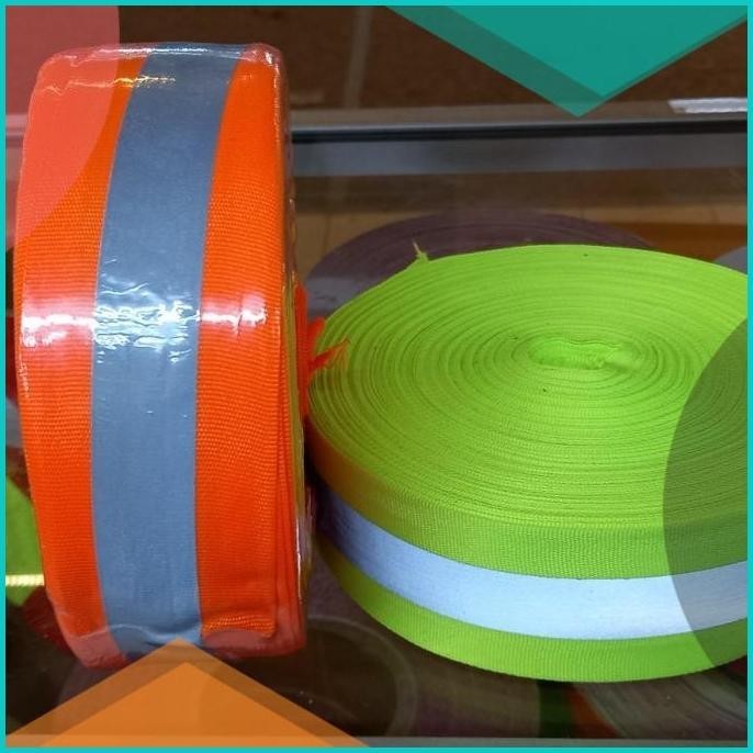 

scotlite reflective kain kombinasi 2" x 1 m pita safety pemantul 19F3B