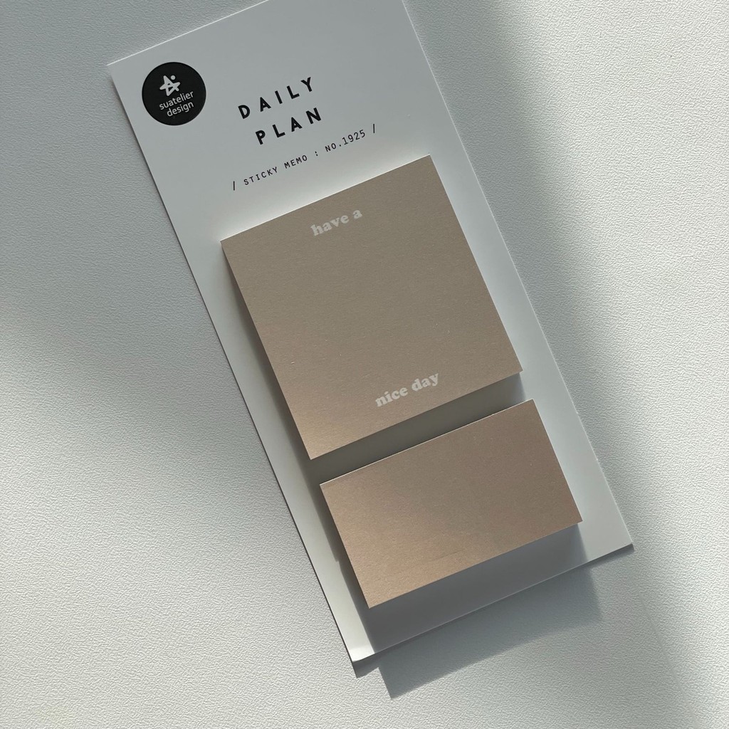 

SUATELIER Sticky Memo No. 1925 daily plan.19