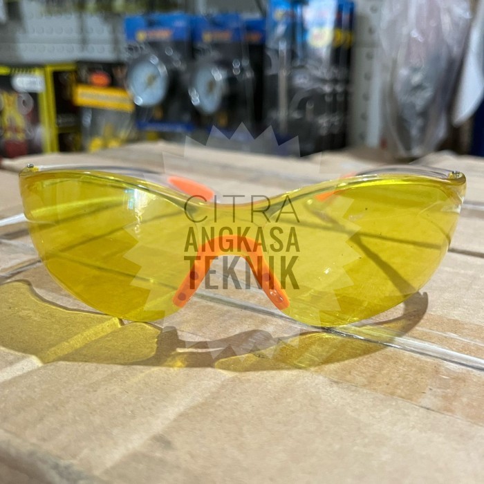 Kacamata Safety Fashion Kuning Model Kings