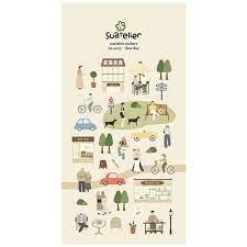 

SUATELIER Sticker No. 1127 slow day