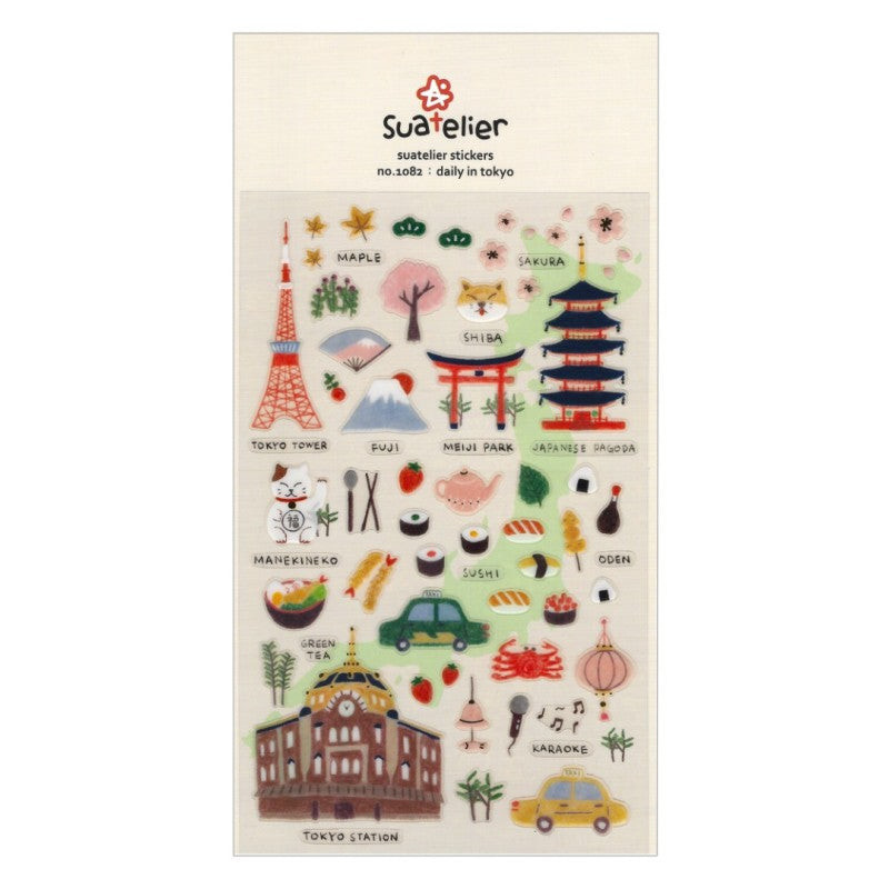 

SUATELIER Sticker No. 1082 daily in tokyo