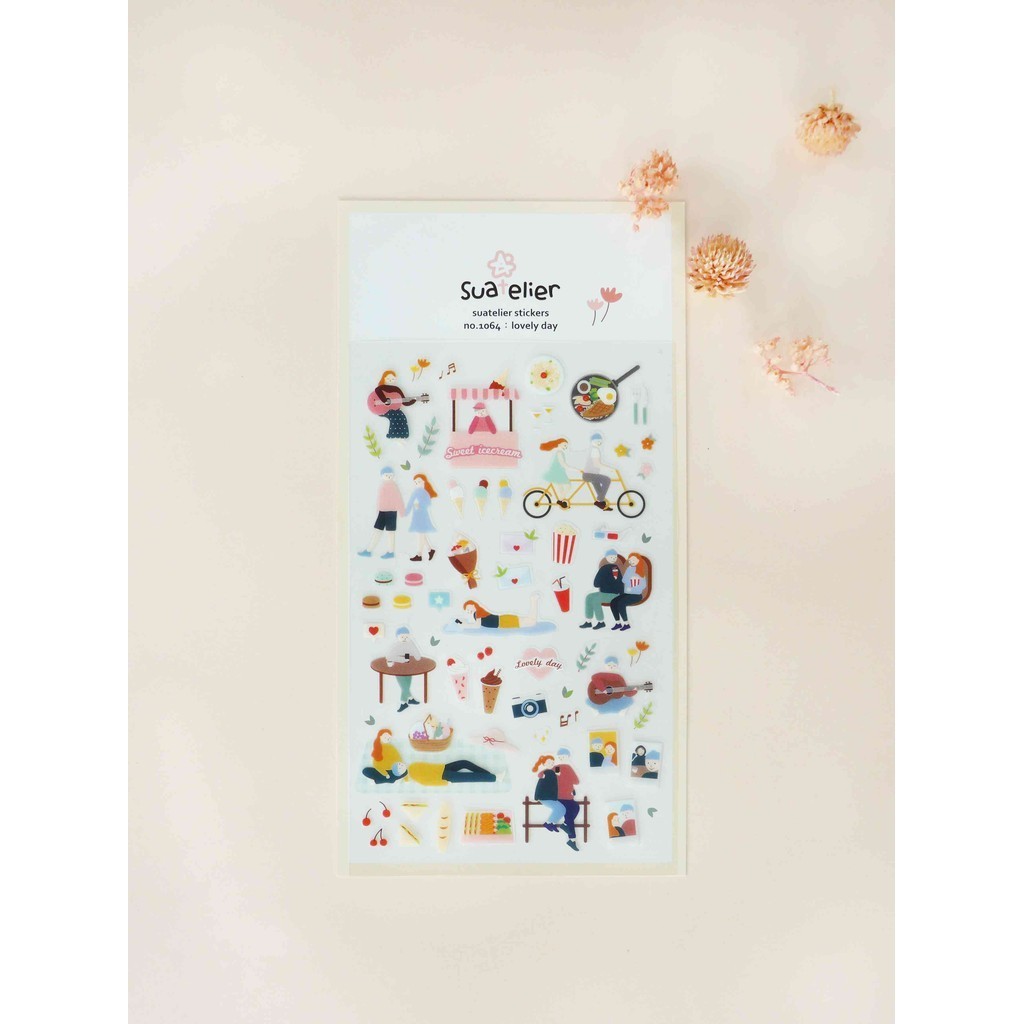

SUATELIER Stickers No. 1064 Lovely Day