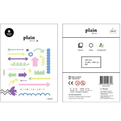 

SUATELIER Sticker No. 1677 plain.73