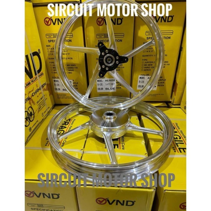 PELEK MOTOR VELG VND AK 55 AEROX 155 AEROX NEW VND AK 55 RING 17 AEROX