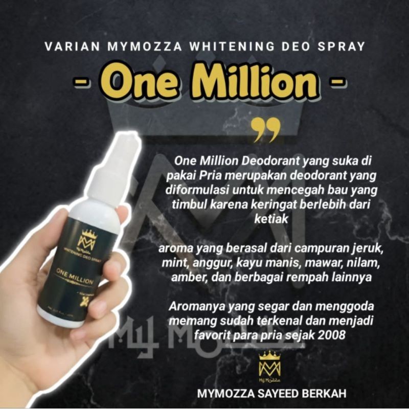 Deo Spray My Mozza Asli isi 60ml