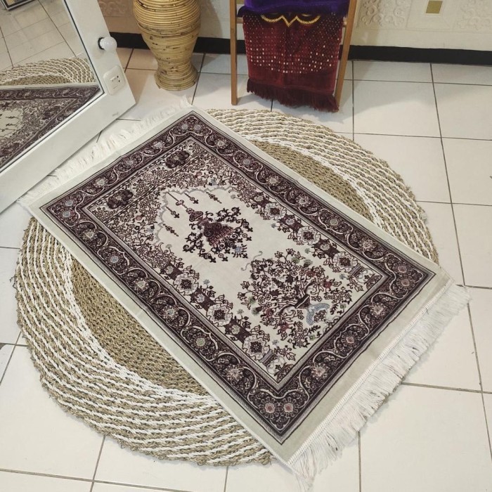 Sajadah Turki Safatex Simli Super Premium,Sajadah Seserahan,Hantaran