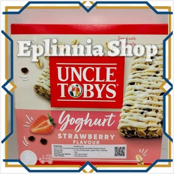 

[EPL] UNCLE TOBYS YOGHURT STRAWBERRY MUESLI BAR 185 GR