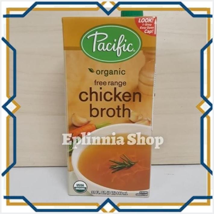 

[EPL] PACIFIC ORGANIC FREE RANGE CHICKEN BROTH 946 ML - KALDU AYAM KAMPUNG
