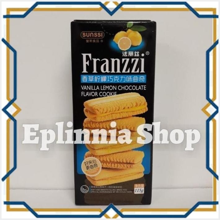 

[EPL] SUNSSI FRANZZI VANILLA LEMON CHOCOLATE FLAVOR COOKIE 115 GR