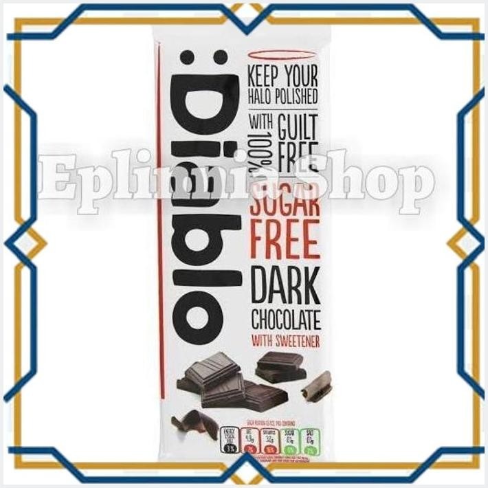 

[EPL] DIABLO SUGAR FREE DARK CHOCOLATE 85 GR - COKELAT