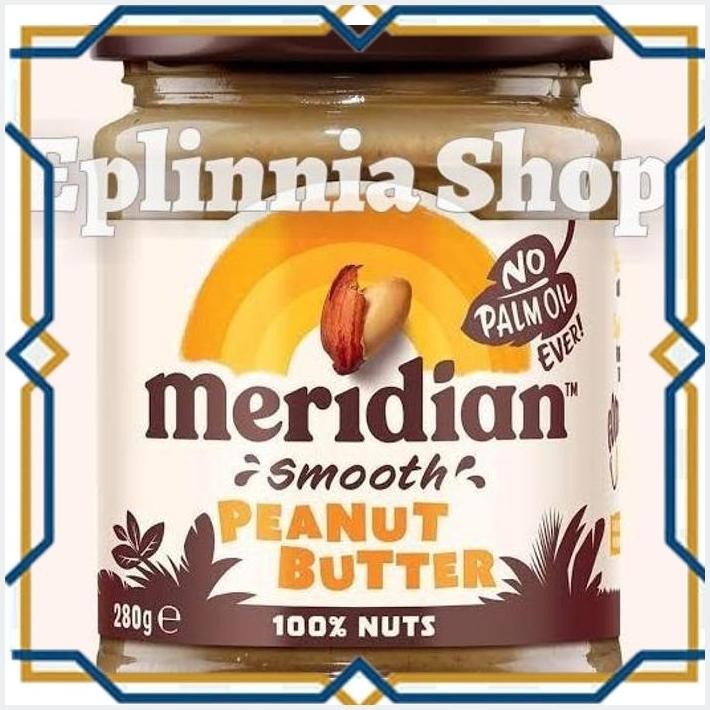 

[EPL] MERIDIAN SMOOTH PEANUT BUTTER 280 GR - SELAI KACANG