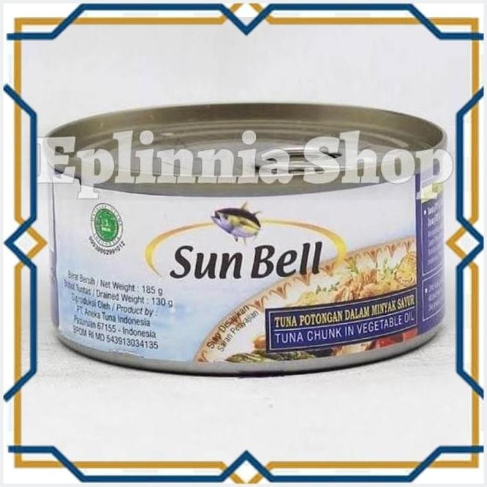 

[EPL] SUNBELL TUNA CHUNK IN VEGETABLE OIL 185 GR - TUNA DALAM MINYAK SAYUR