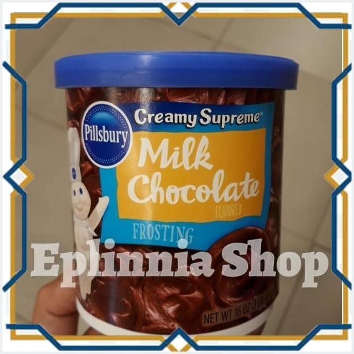 

[EPL] PILLSBURY CREAMY SUPREME MILK CHOCOLATE FROSTING FLAVORED 453 GR