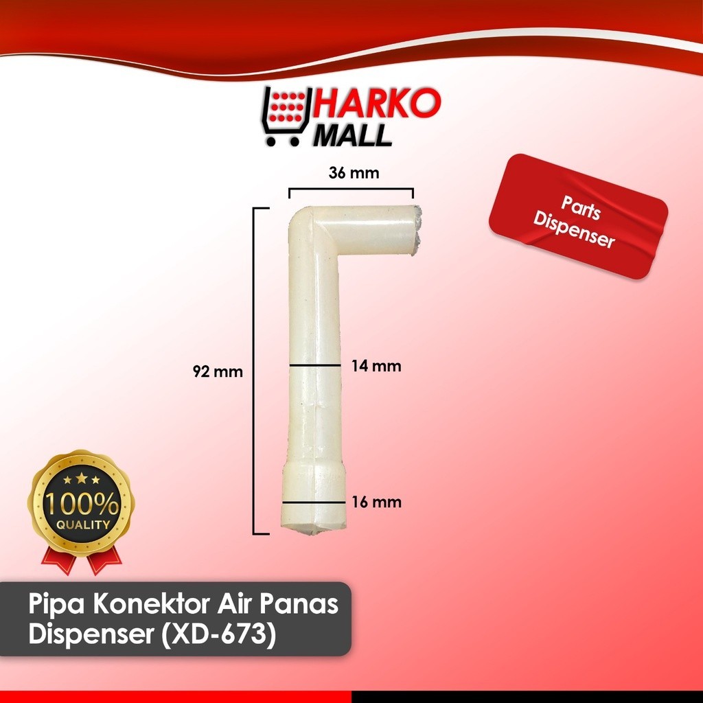 Selang Air Panas Dispenser | Konektor Air Panas Dispenser XD-673