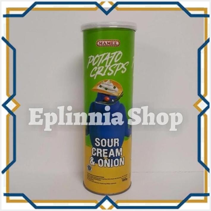 

[EPL] MAMEE POTATO CRISPS SOUR CREAM & ONION 100 GR - KERIPIK KENTANG